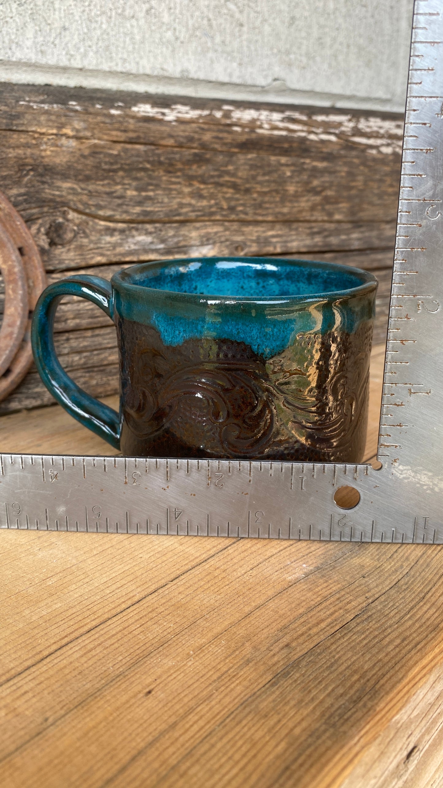 Cappuccino mug: scroll