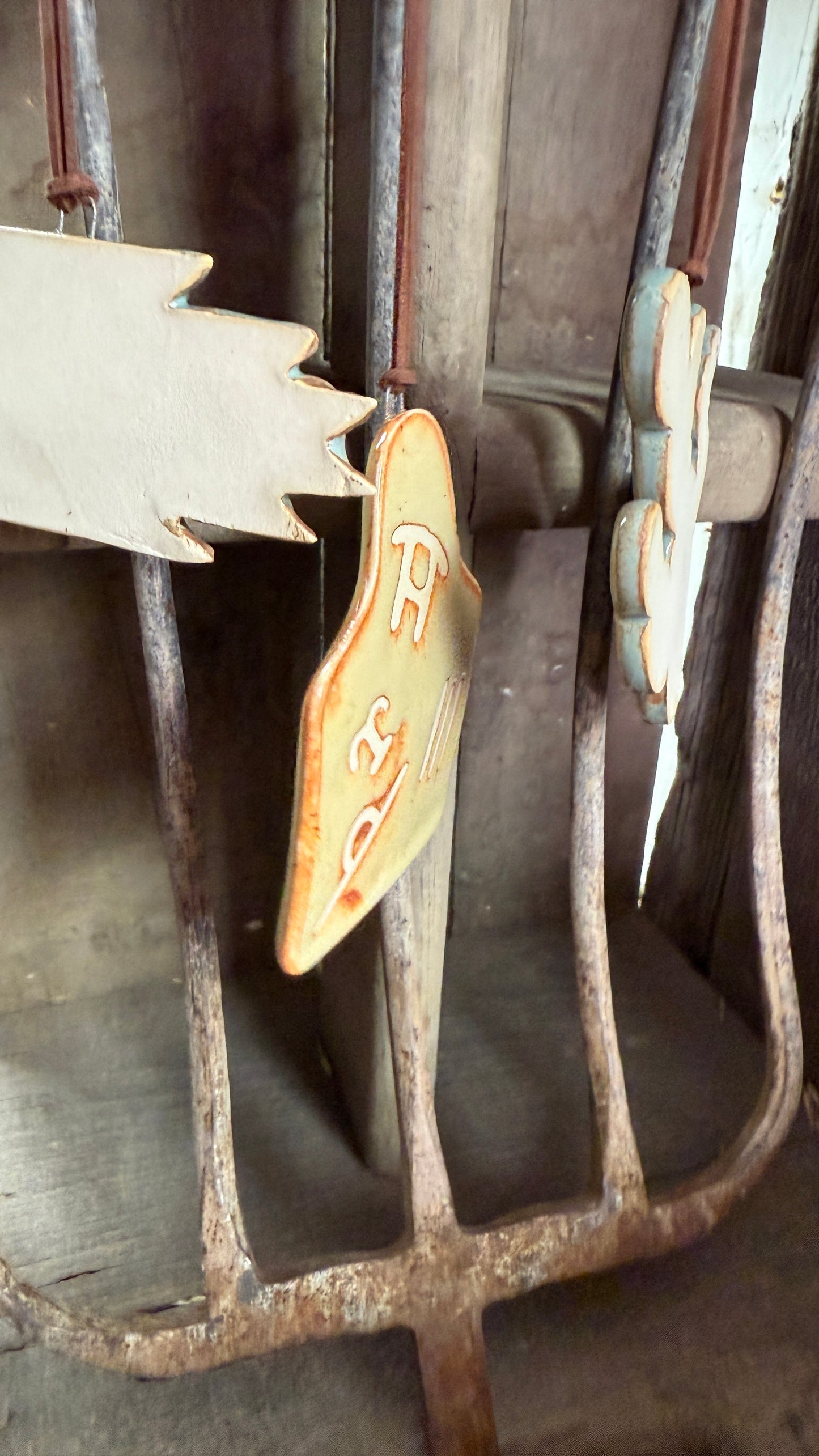 Cowboy Christmas ornament bundle 2