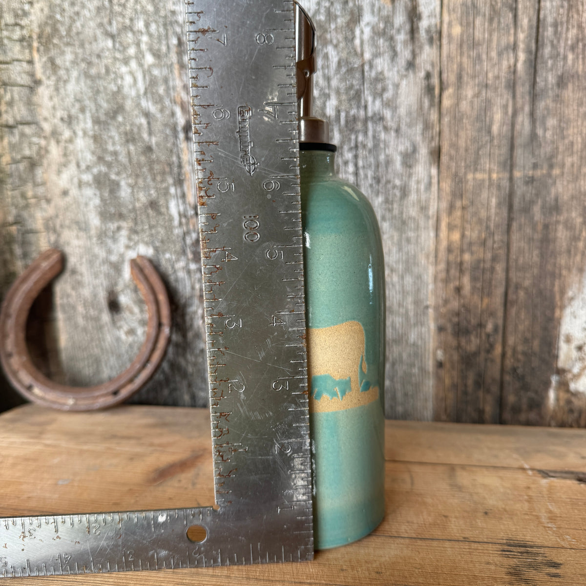Oil Bottle - Tiffany Turquoise Cattle