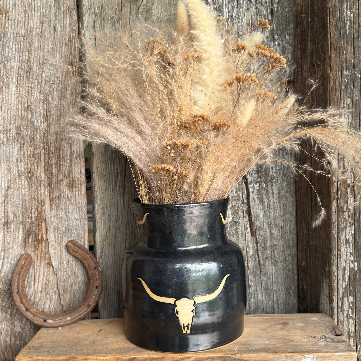 Kitchen Crock - Gunmetal Longhorn
