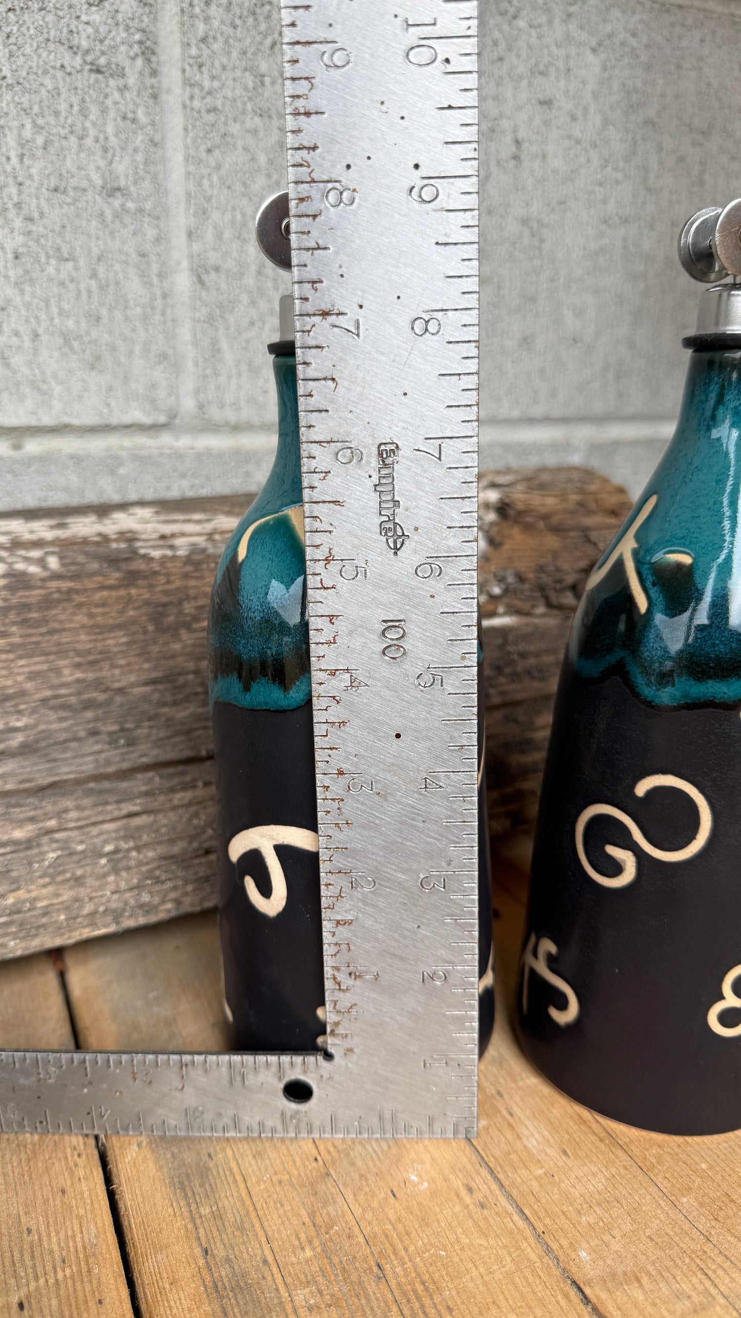 Set of 2 Branded Oil Bottles