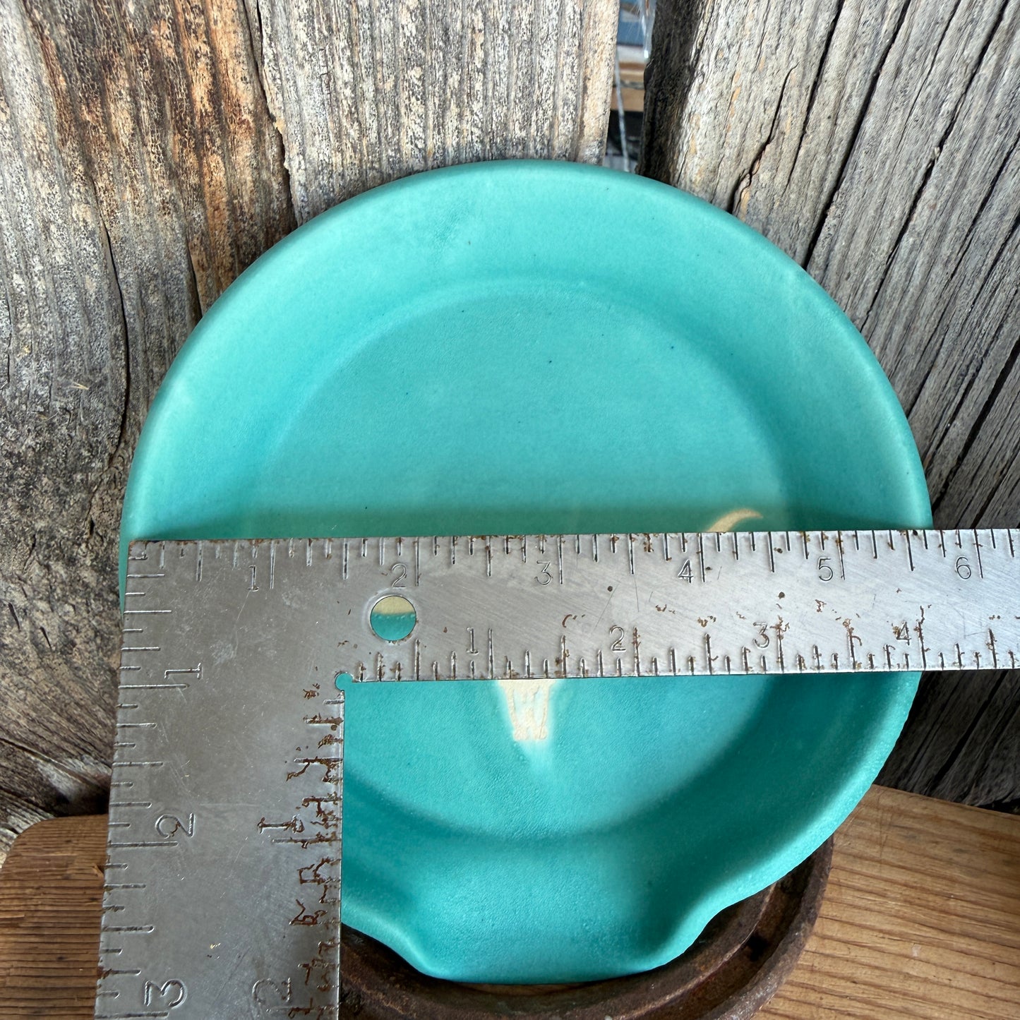 Soap dispenser and spoon rest - longhorn skull in turquoise