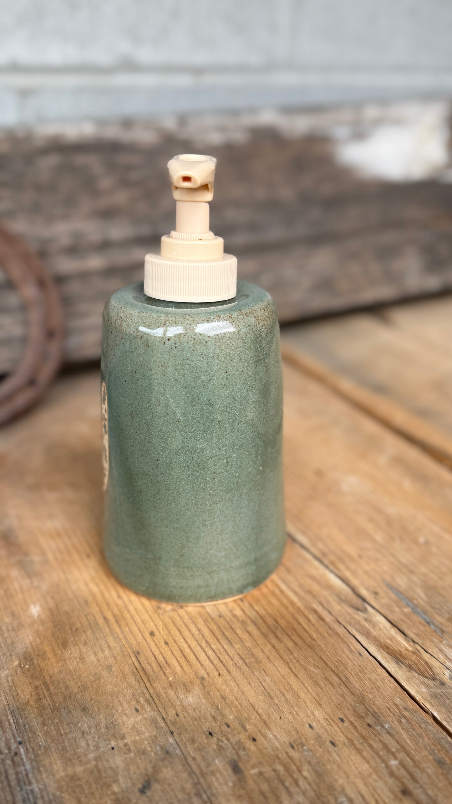 Set - oil bottle and soap dispenser