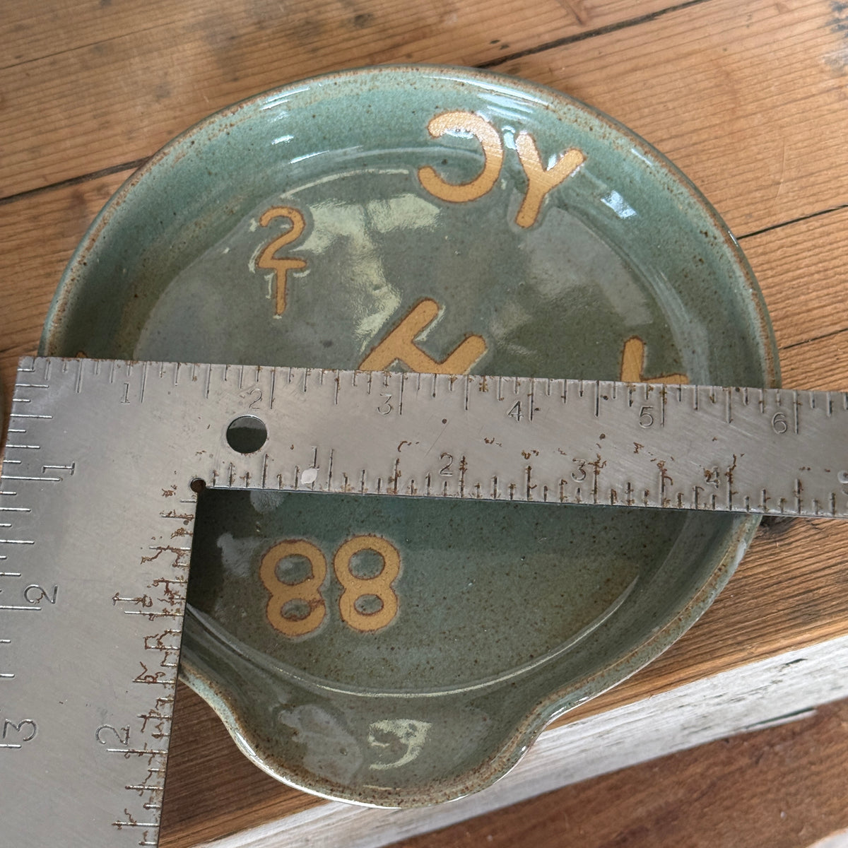 Kitchen Utensil Crock, spoon rest and oil bottle- Sagebrush Branded
