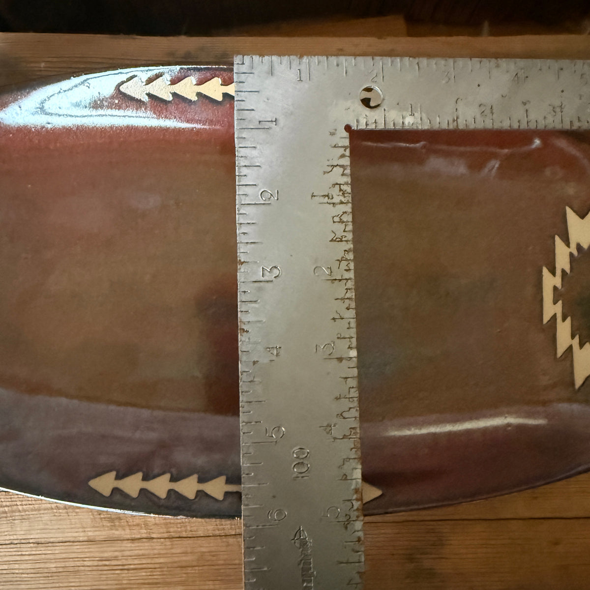 Platter Plate 11.5” Rust
