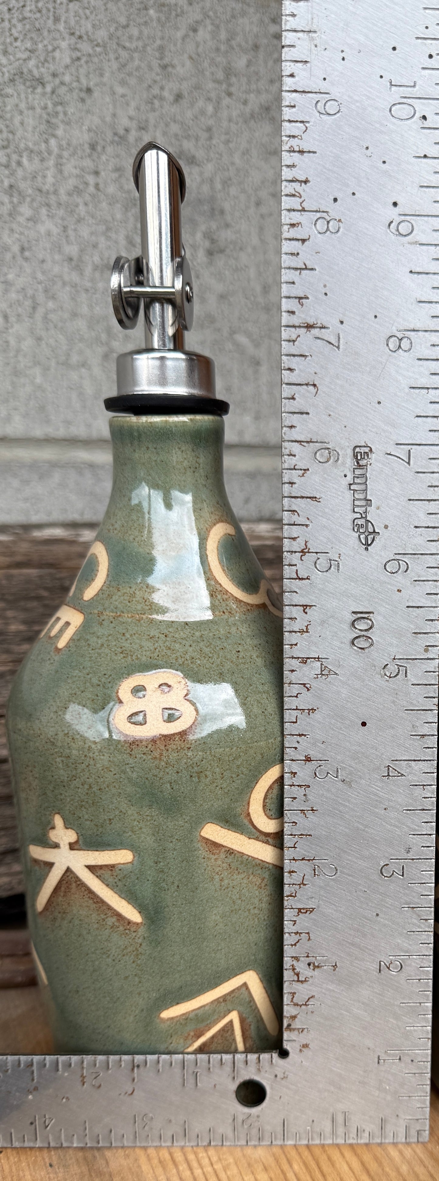Set - oil bottle and soap dispenser