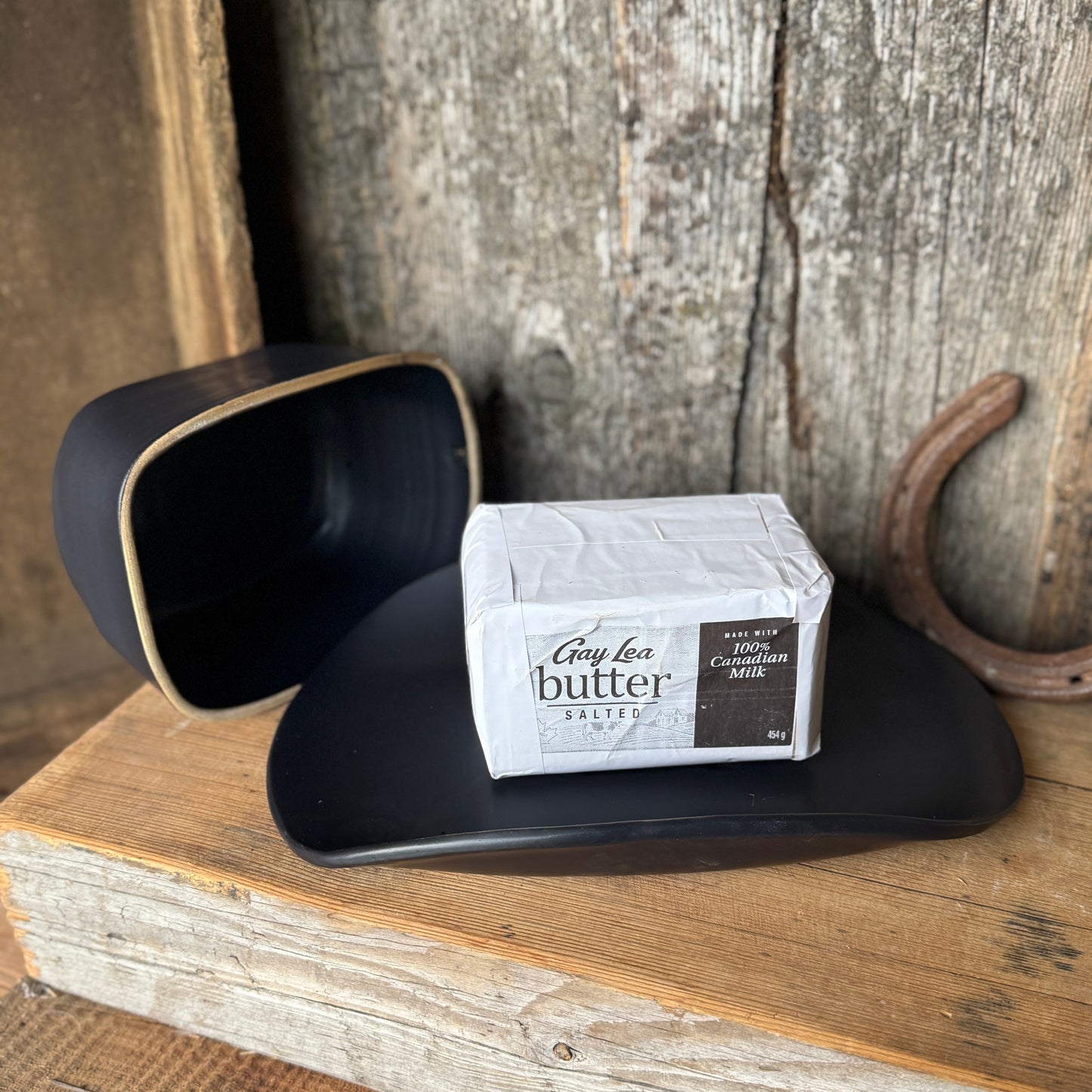 Cowboy Hat Butter Dish 2