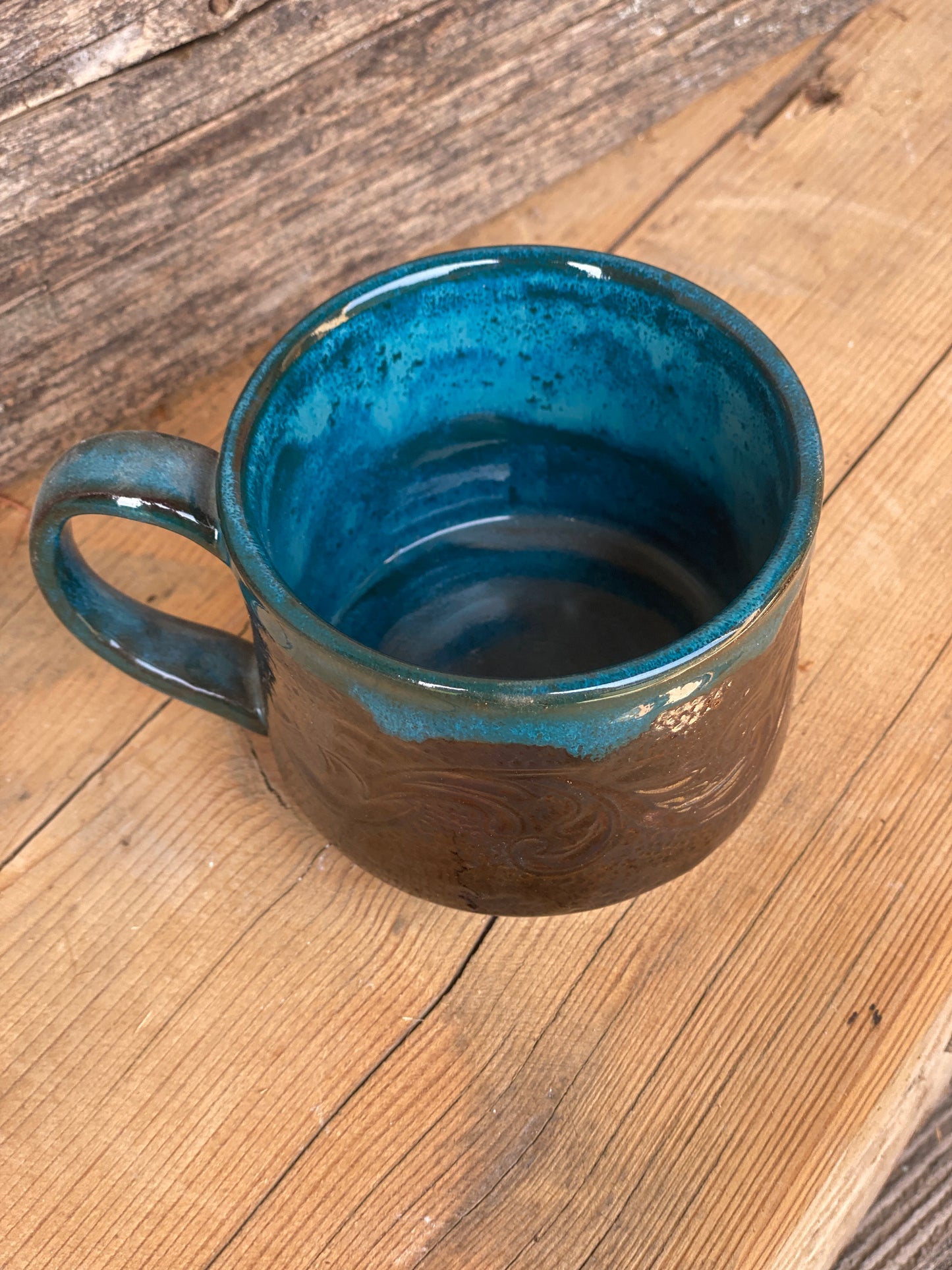 Cappuccino mug: scroll
