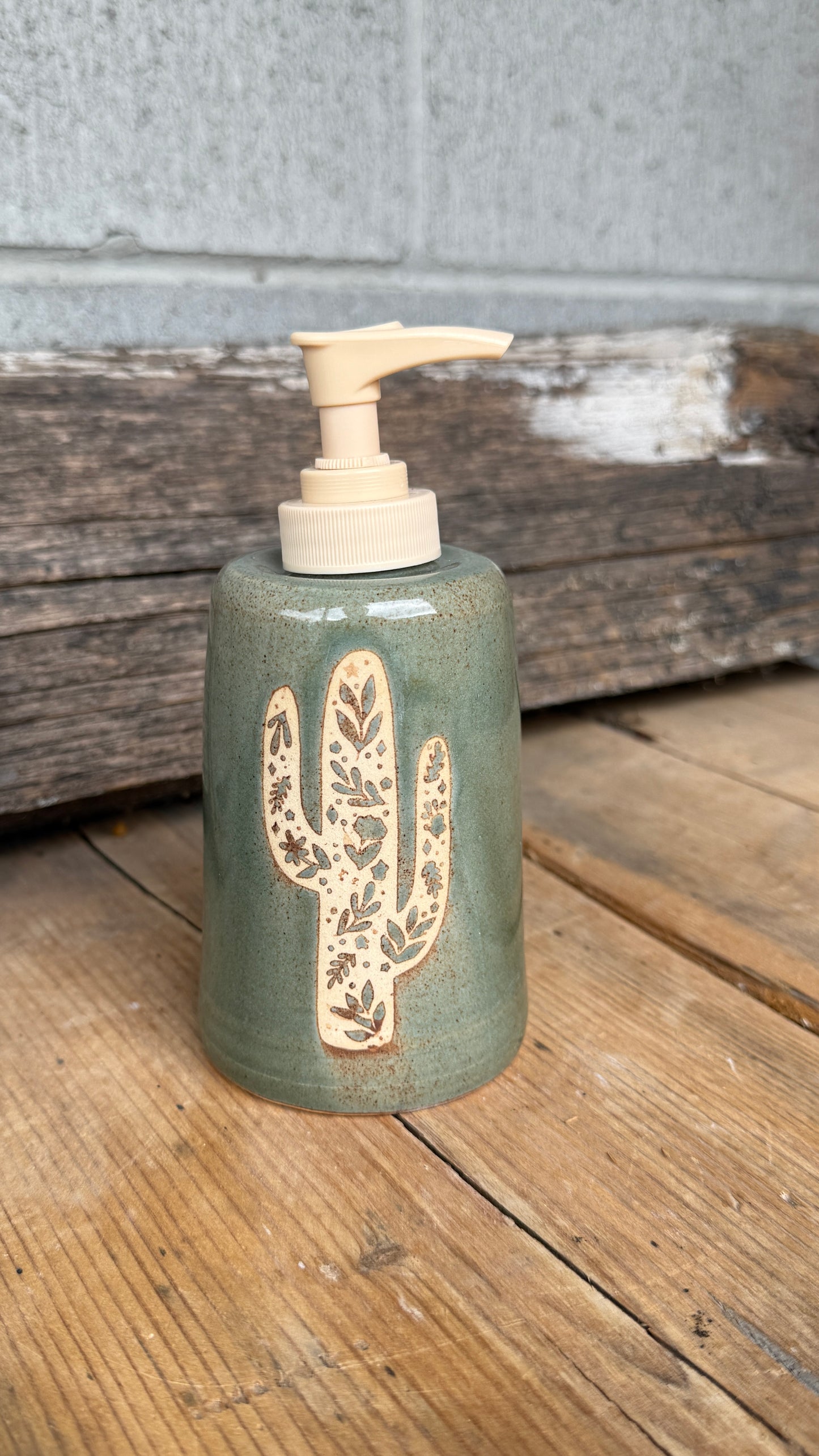 Set - oil bottle and soap dispenser