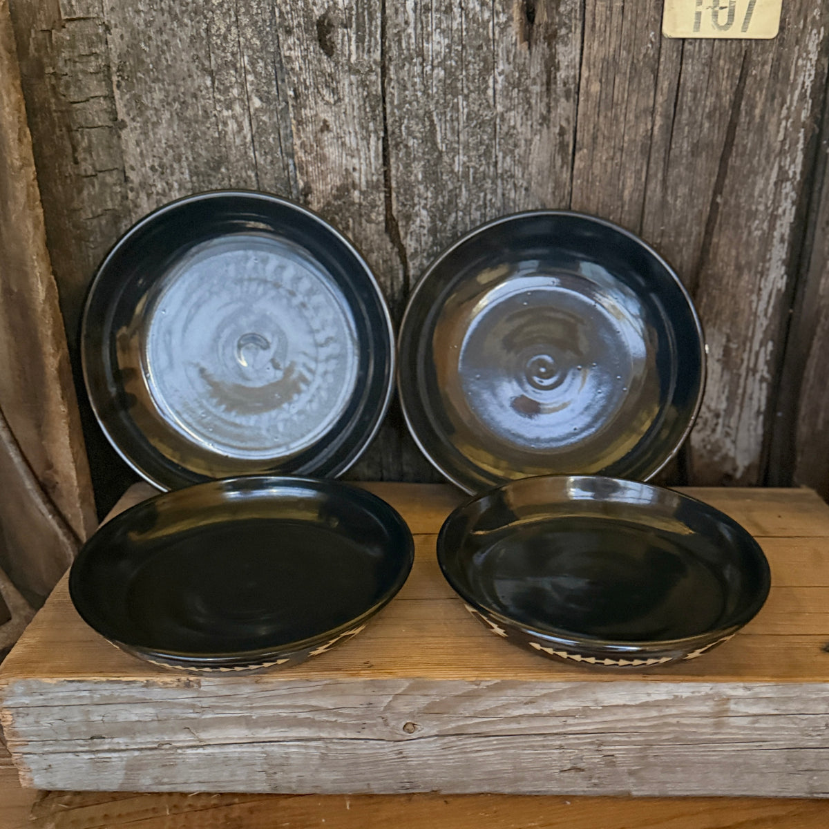 Girl Dinner Bowl/Plate Set of 2 (2 sets available)