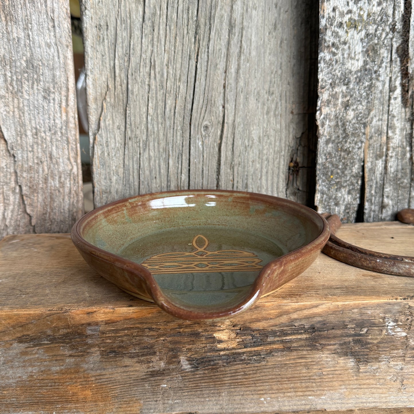 Spoon Rest - Boot stitch Sagebrush