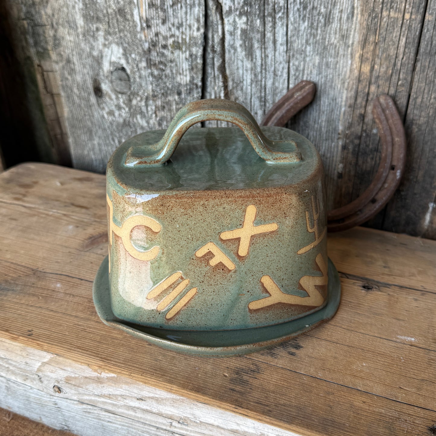 Butter Dish Sagebrush branded
