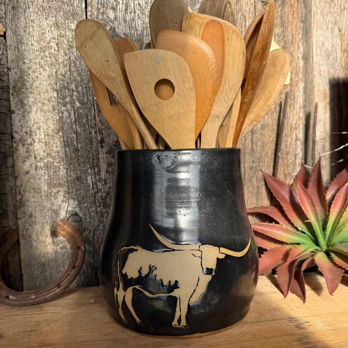 Kitchen Crock - Gunmetal Longhorn Second