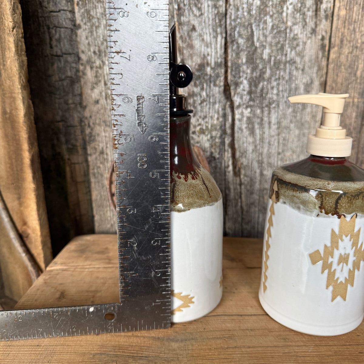 Soap and oil bottle
