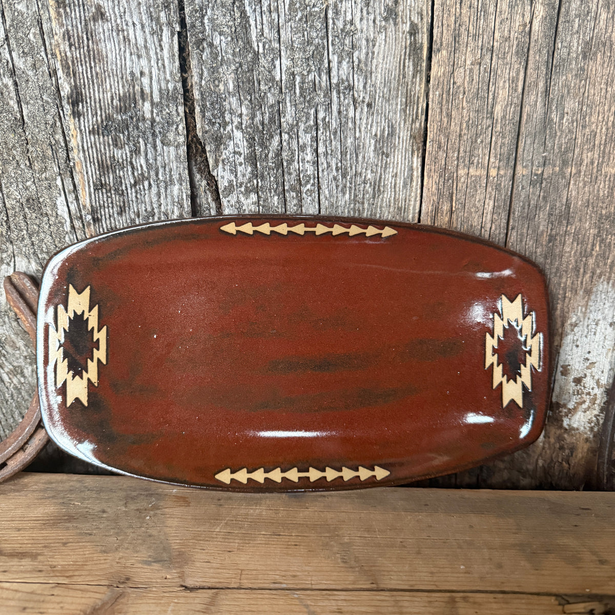 Platter Plate 11.5” Rust