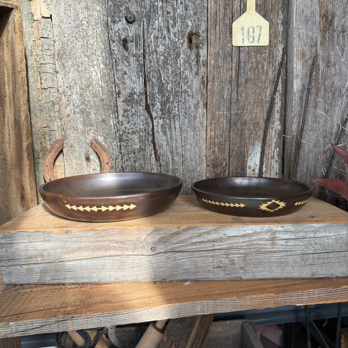 Girl Dinner Bowl/Plate Set of Small and Medium