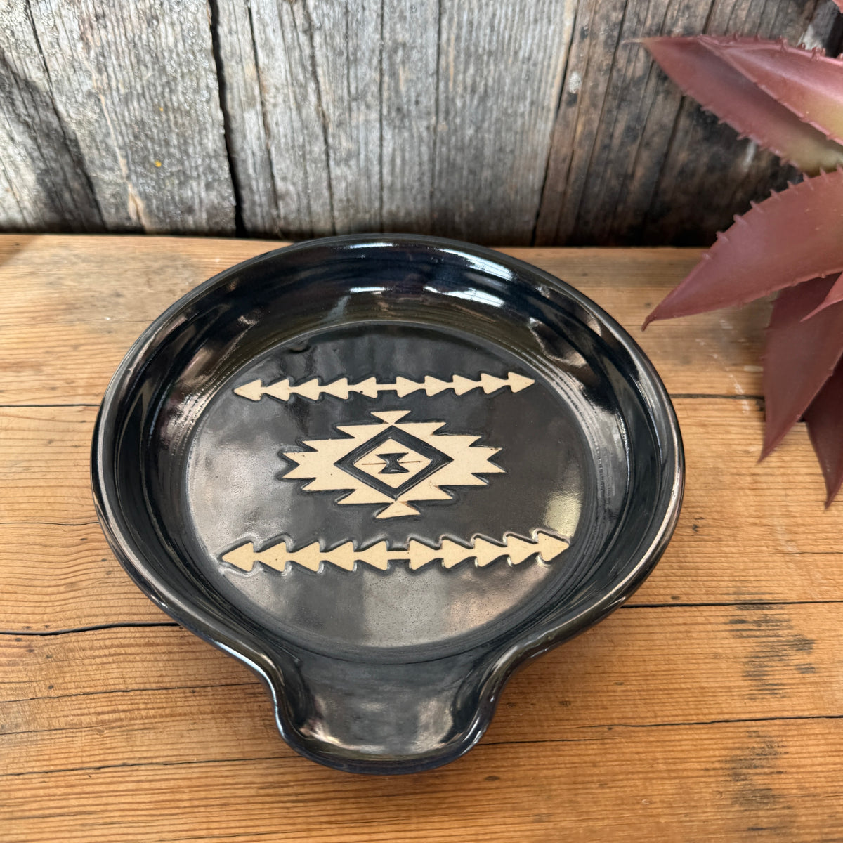 Spoon Rest - Gunmetal Southwestern