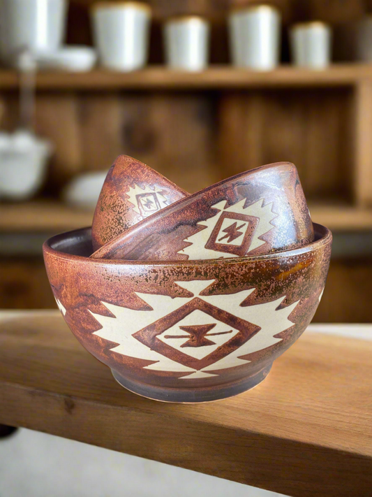 Copper Nesting Bowl set of 3