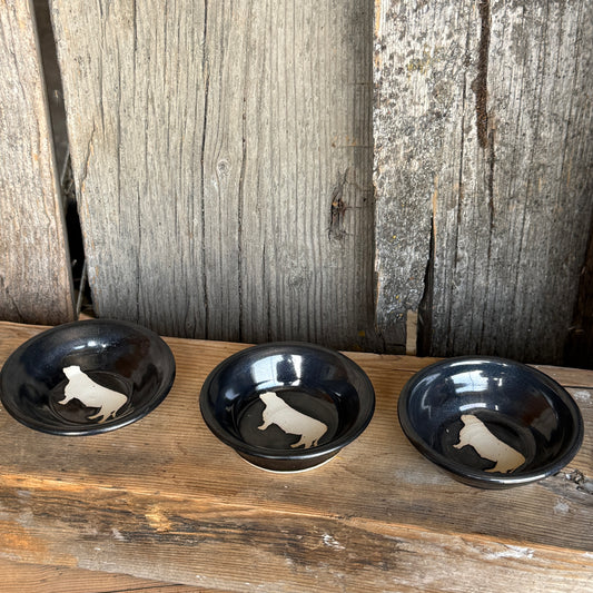 Sauce bowl set of 3 Bull Gunmetal