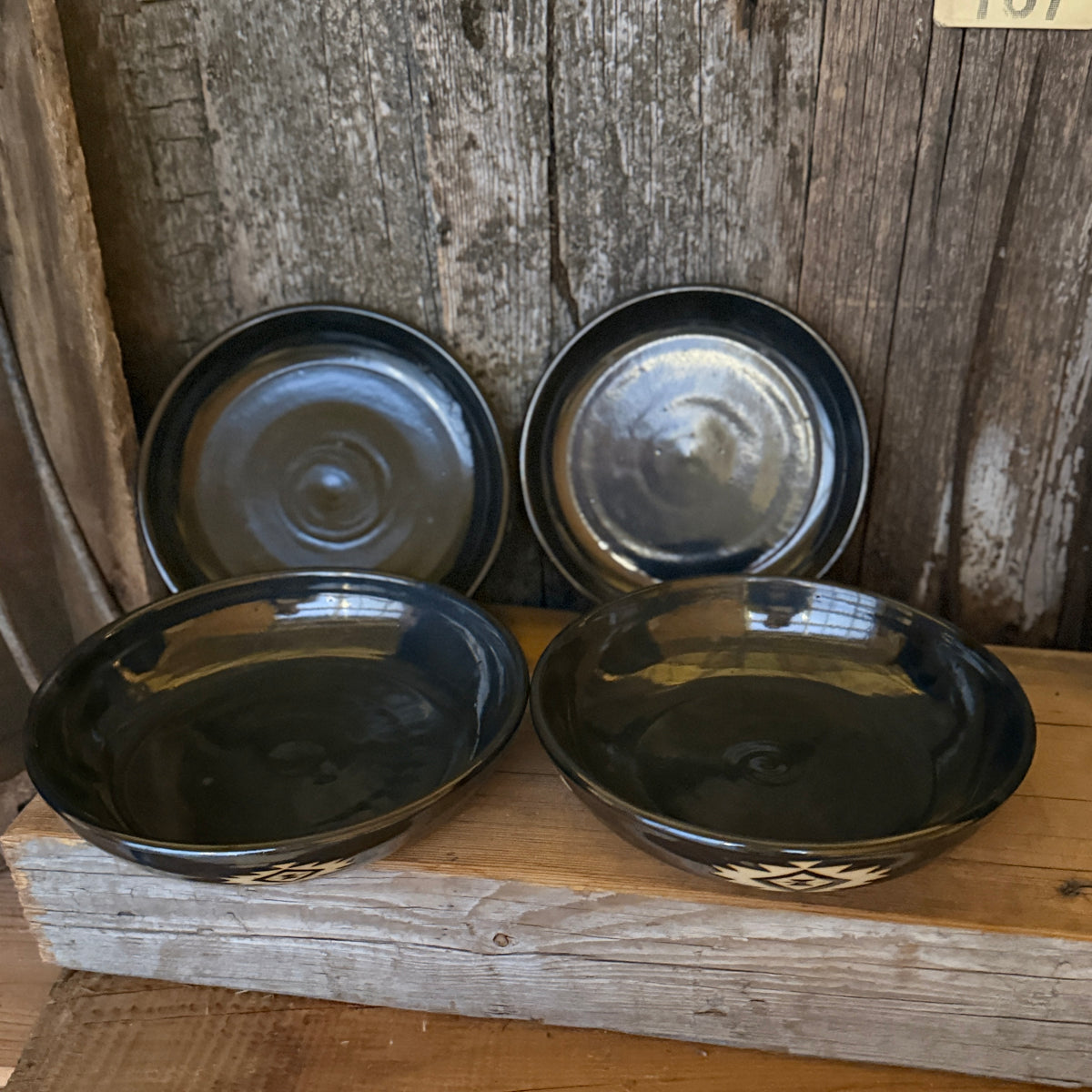 Girl Dinner Bowl/Plate Set of 2 (2 sets available)
