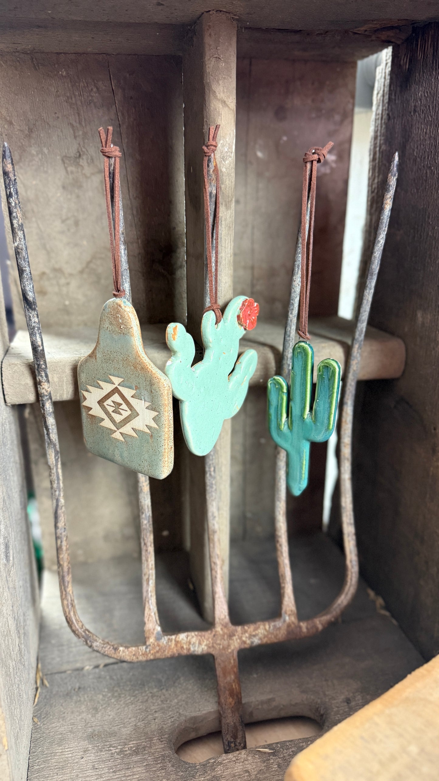 Cowboy Christmas ornament bundle