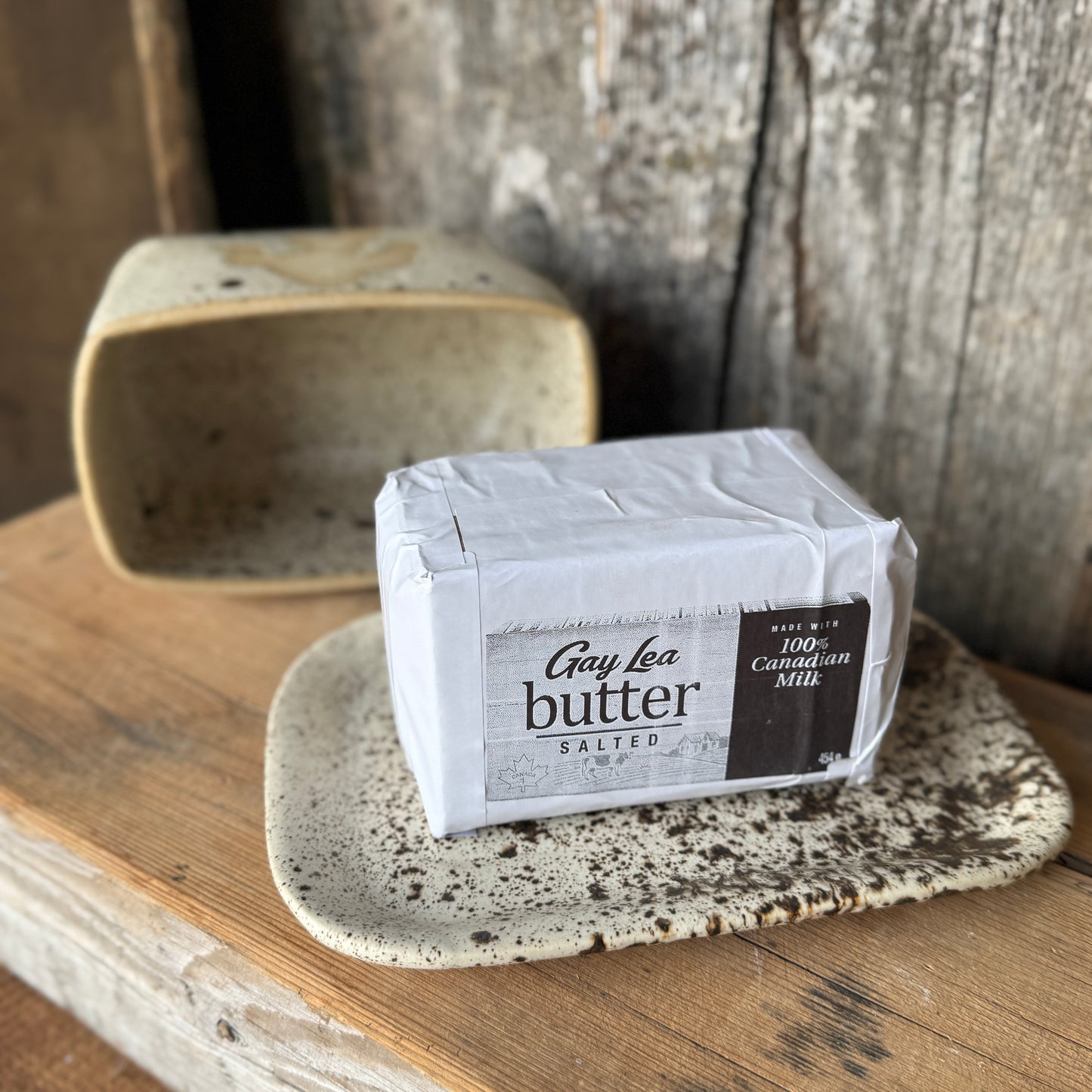 Butter Dish Speckle Park Southwestern