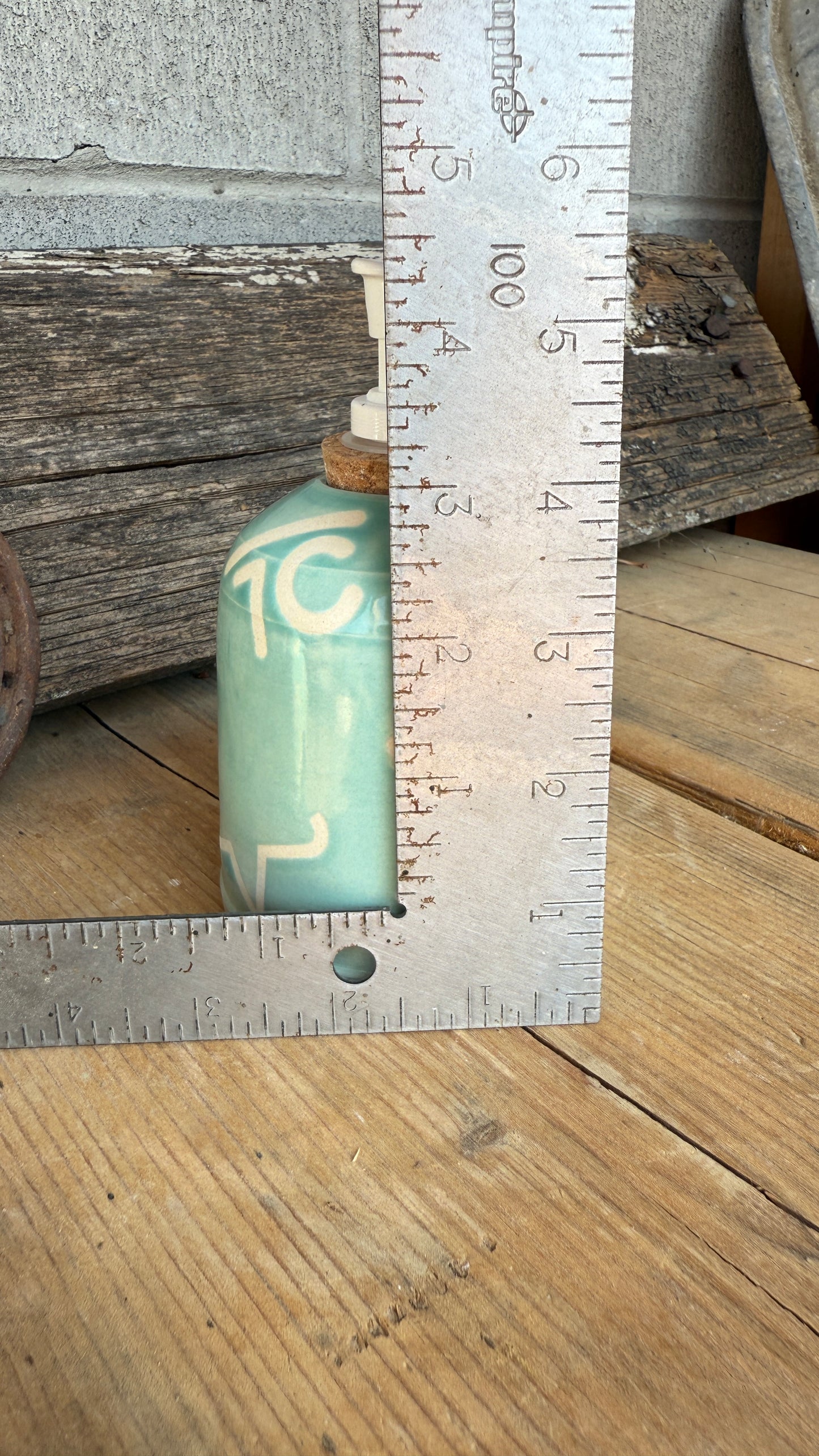 Soap Dispenser — Branded 3- Tiffany Turquoise