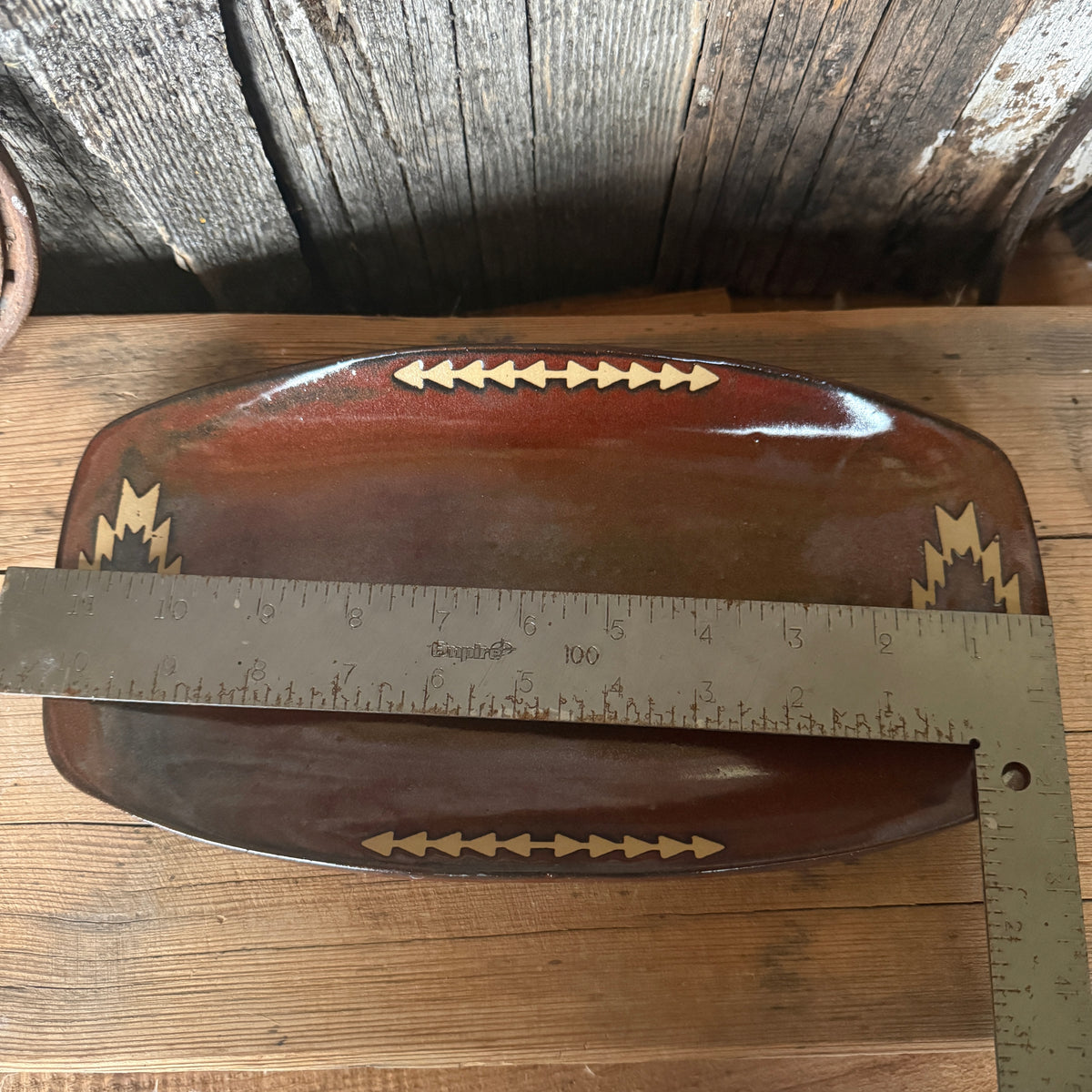 Platter Plate 11.5” Rust