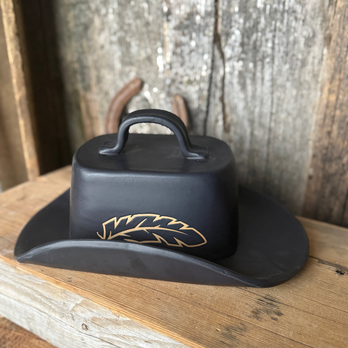 Cowboy Hat Butter Dish