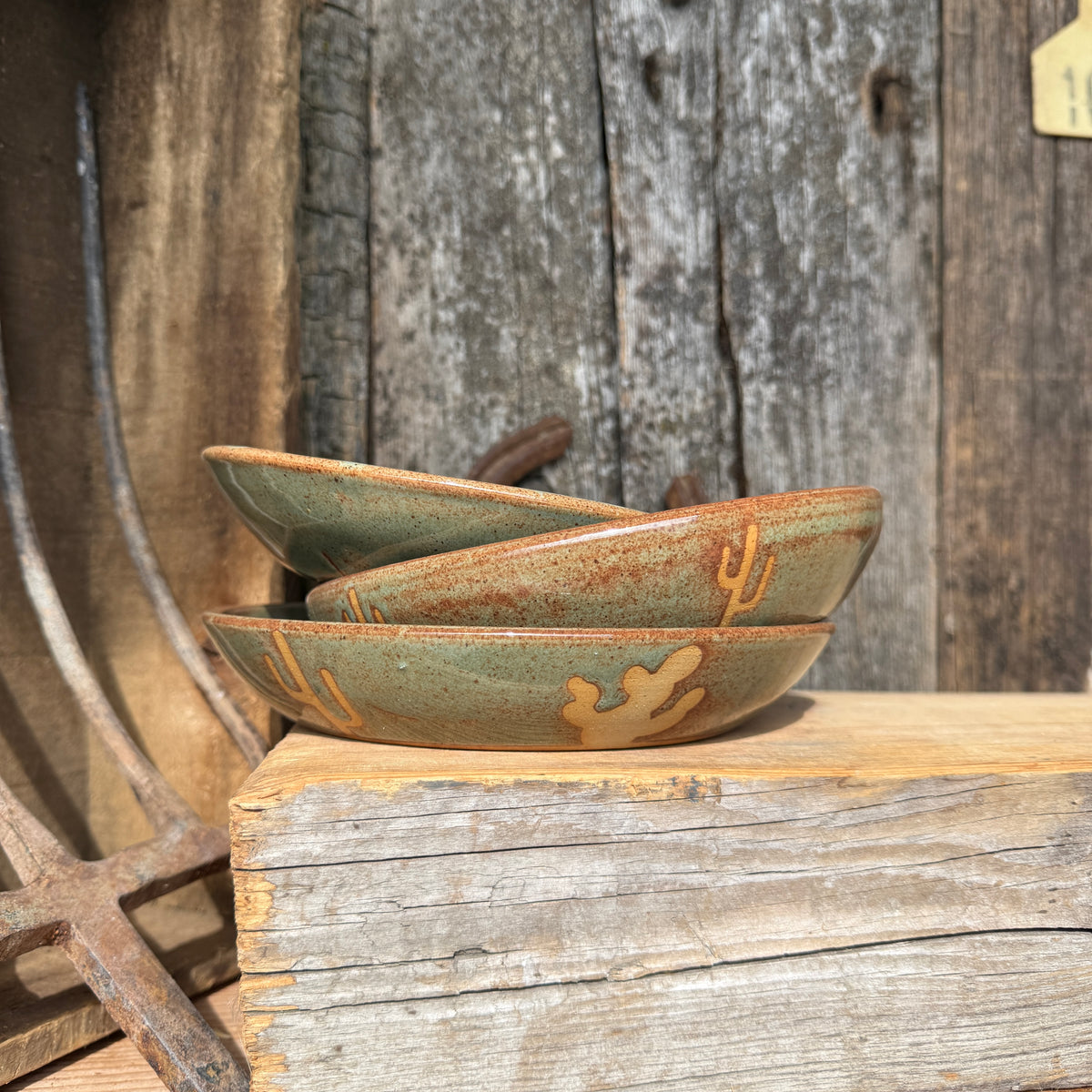 Girl Dinner - Plate/ Bowl set of 3 Cactus