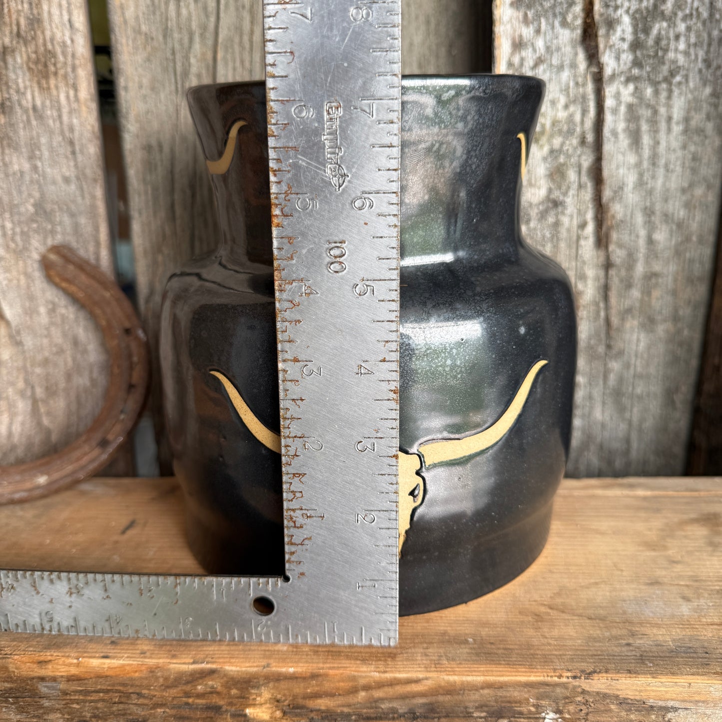 Kitchen Crock - Gunmetal Longhorn