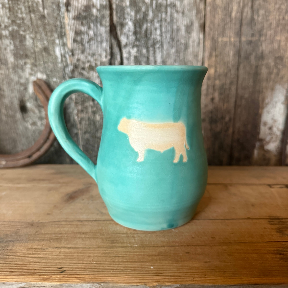 Coffee Mug - turquoise bull￼