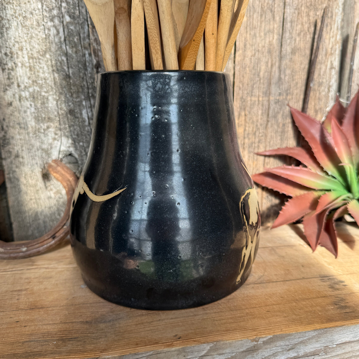 Kitchen Crock - Gunmetal Longhorn Second