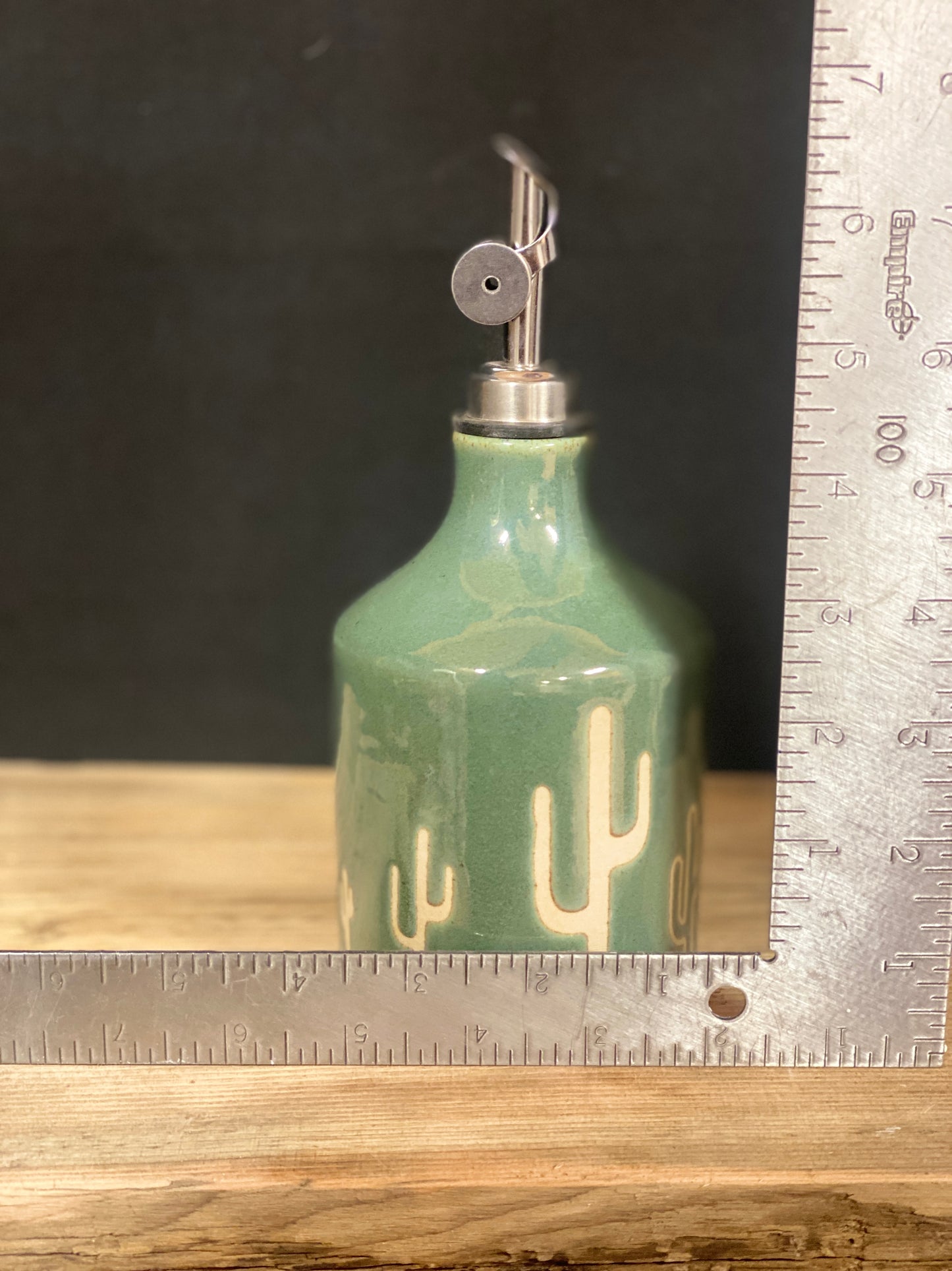 Cactus Oil Bottle - Sage