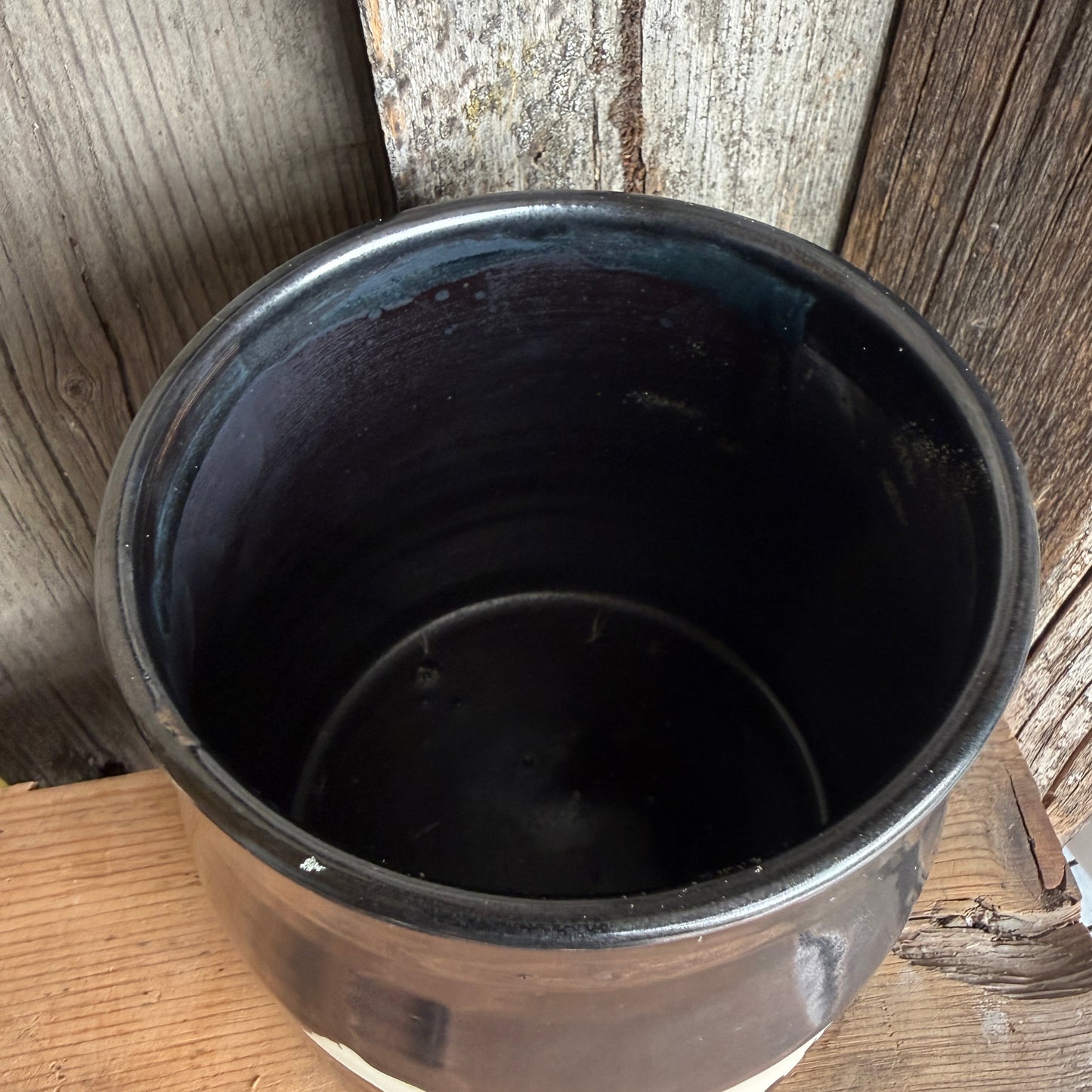 Kitchen Utensil Crock, spoon rest and soap dispenser- gunmetal cattle