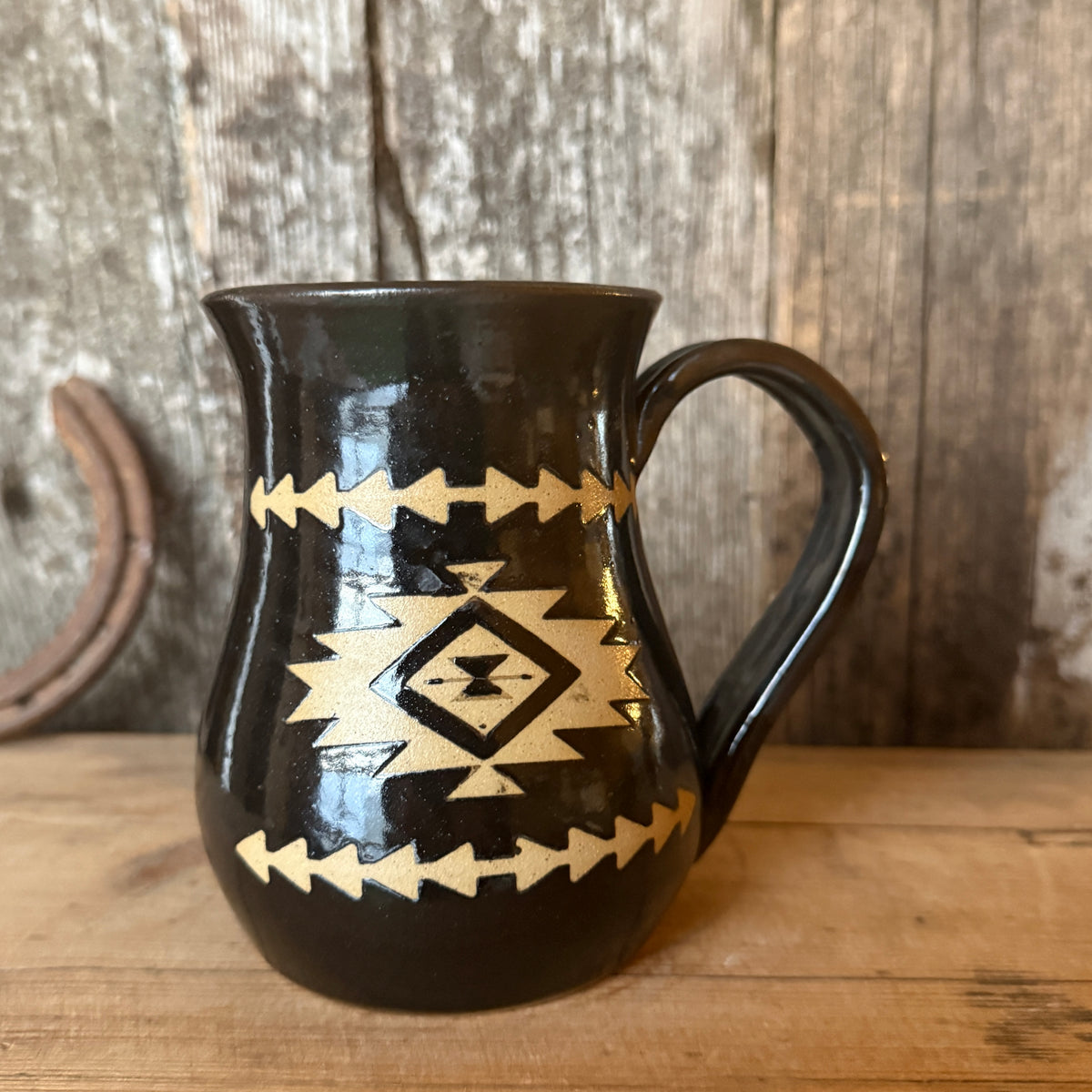 Coffee Mug set of 2- Gunmetal Southwestern