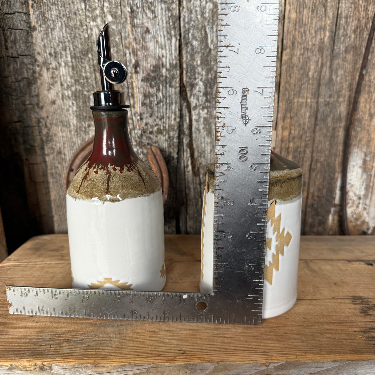 Soap and oil bottle