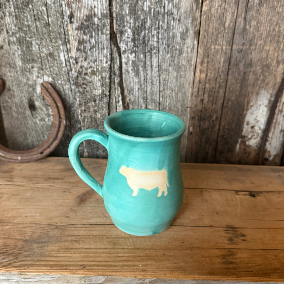 Coffee Mug - turquoise bull￼