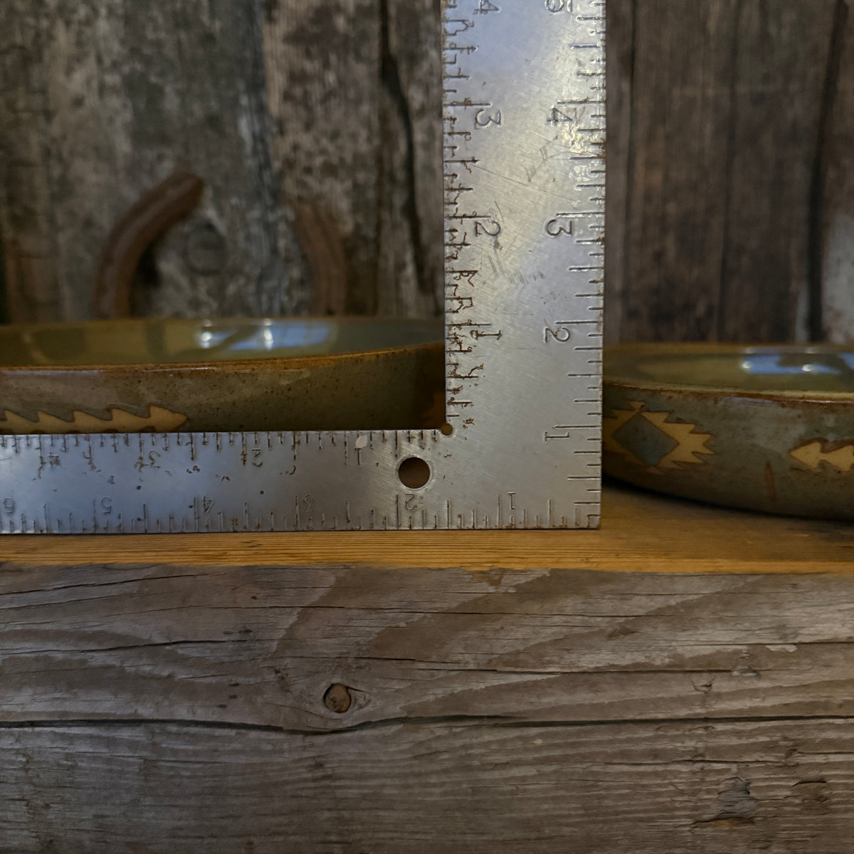 Girl Dinner Bowl/Plate Set of 2- sagebrush southwestern