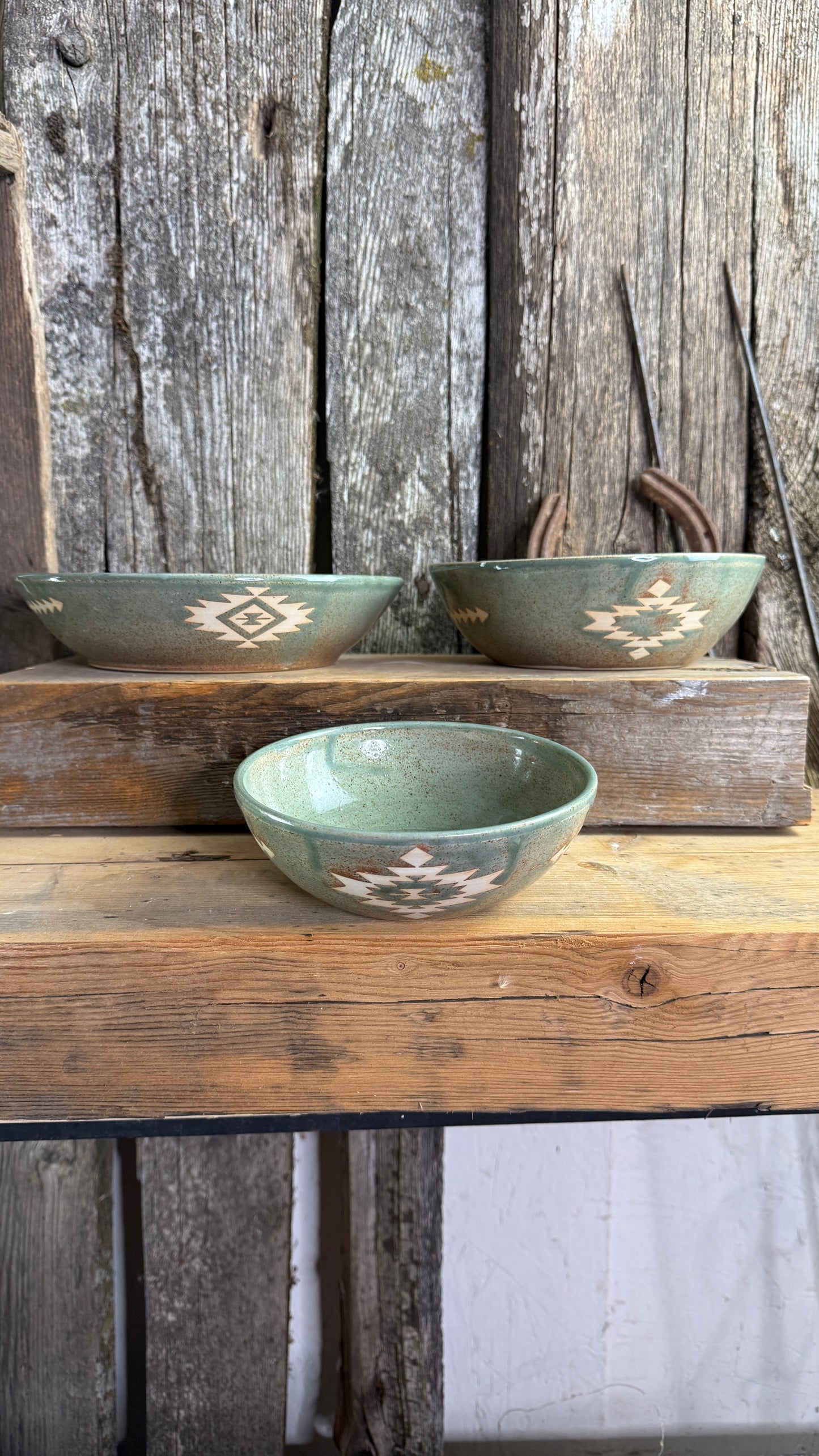 Girl Dinner - Plate/ Bowl set of 3 Southwestern