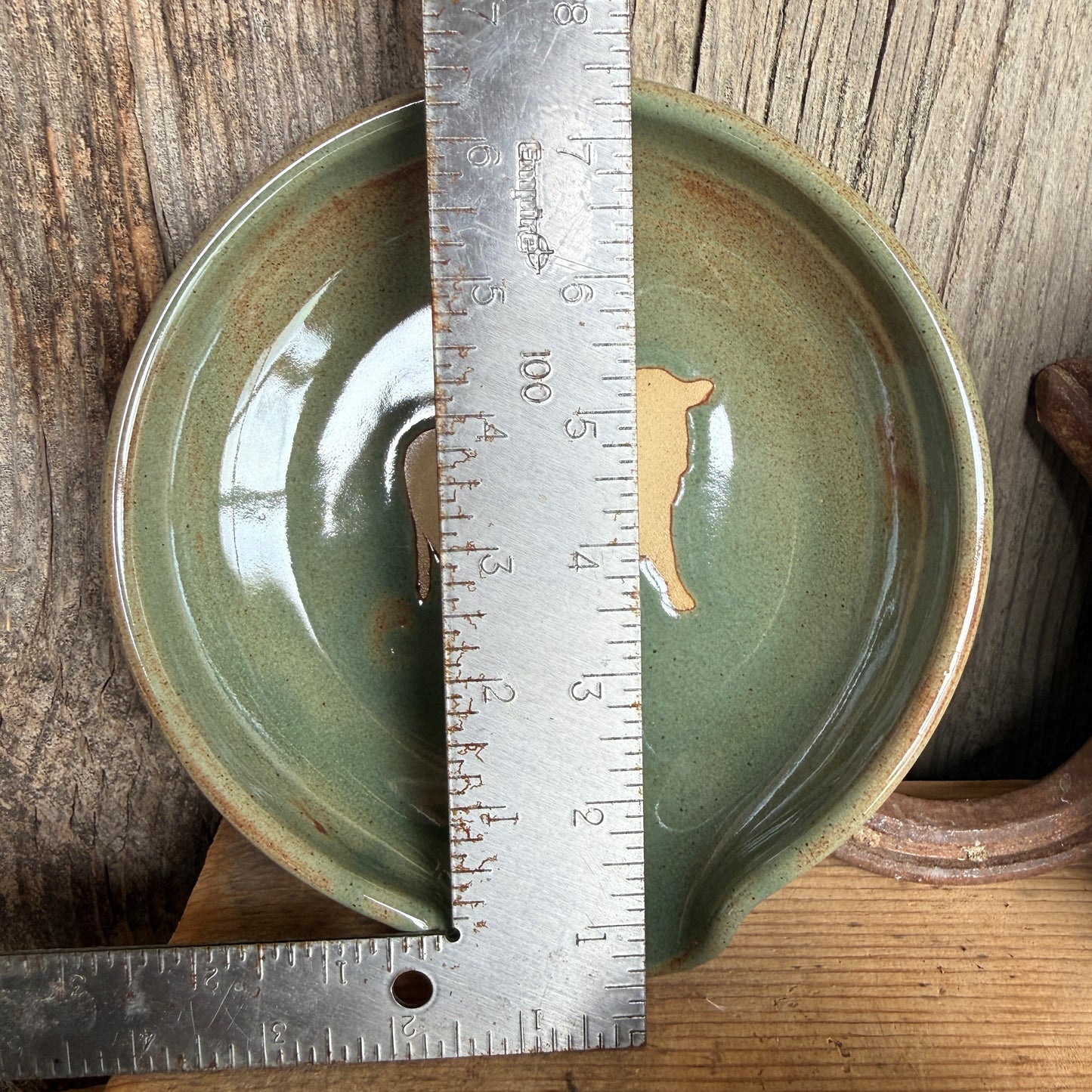 Kitchen Utensil Crock, spoon rest and soap dispenser Cow Calf Sagebrush