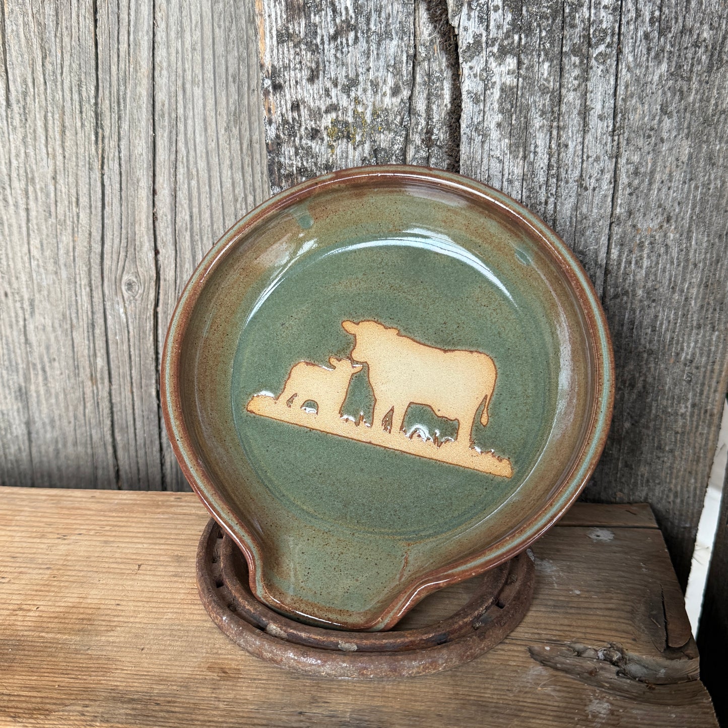 Spoon Rest - Cow Calf Sagebrush (2)