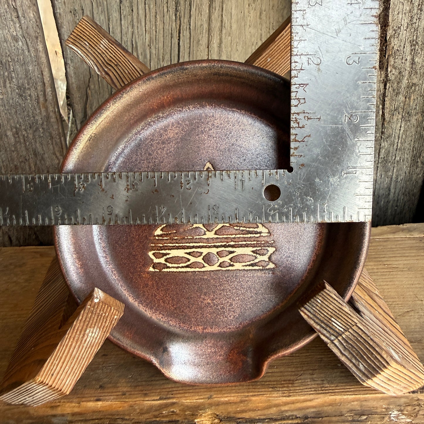 Spoon Rest - Boot stitch Copper
