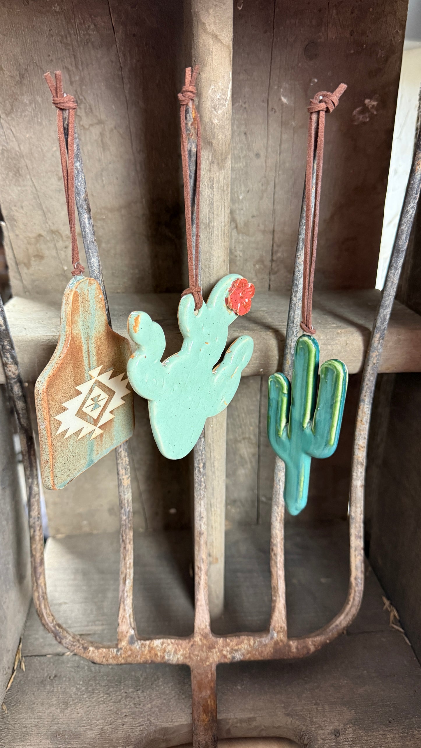 Cowboy Christmas ornament bundle