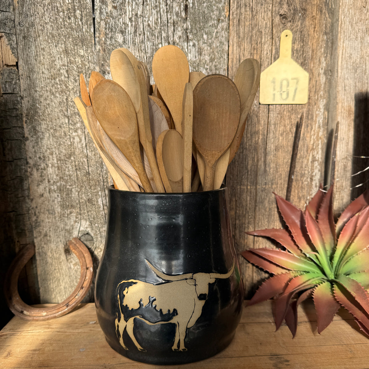 Kitchen Crock - Gunmetal Longhorn Second