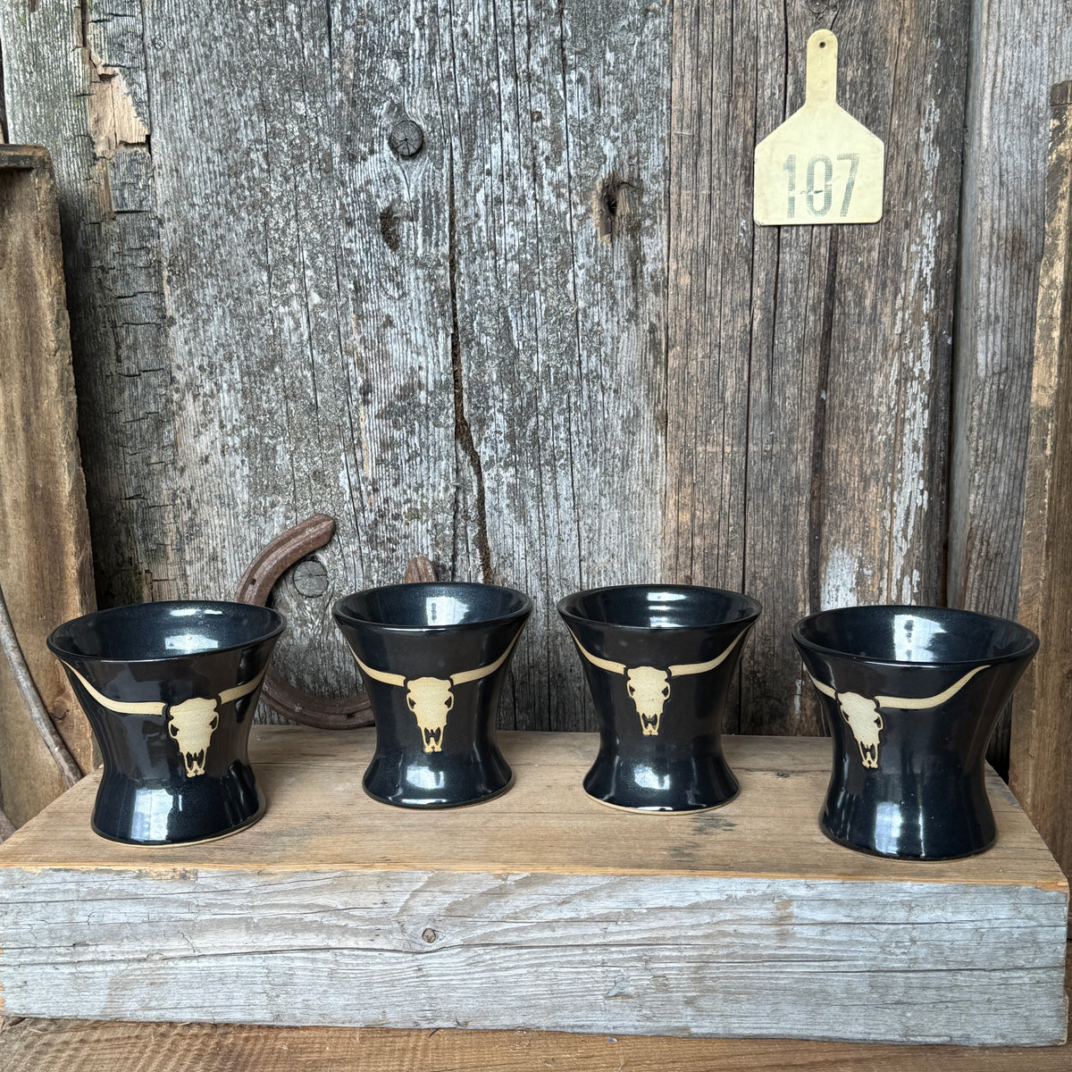 Margtini Cup Set of 4 - Gunmetal