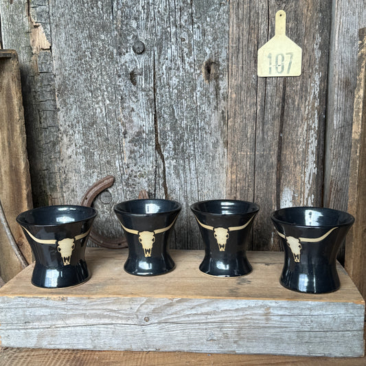 Margtini Cup Set of 4 - Gunmetal
