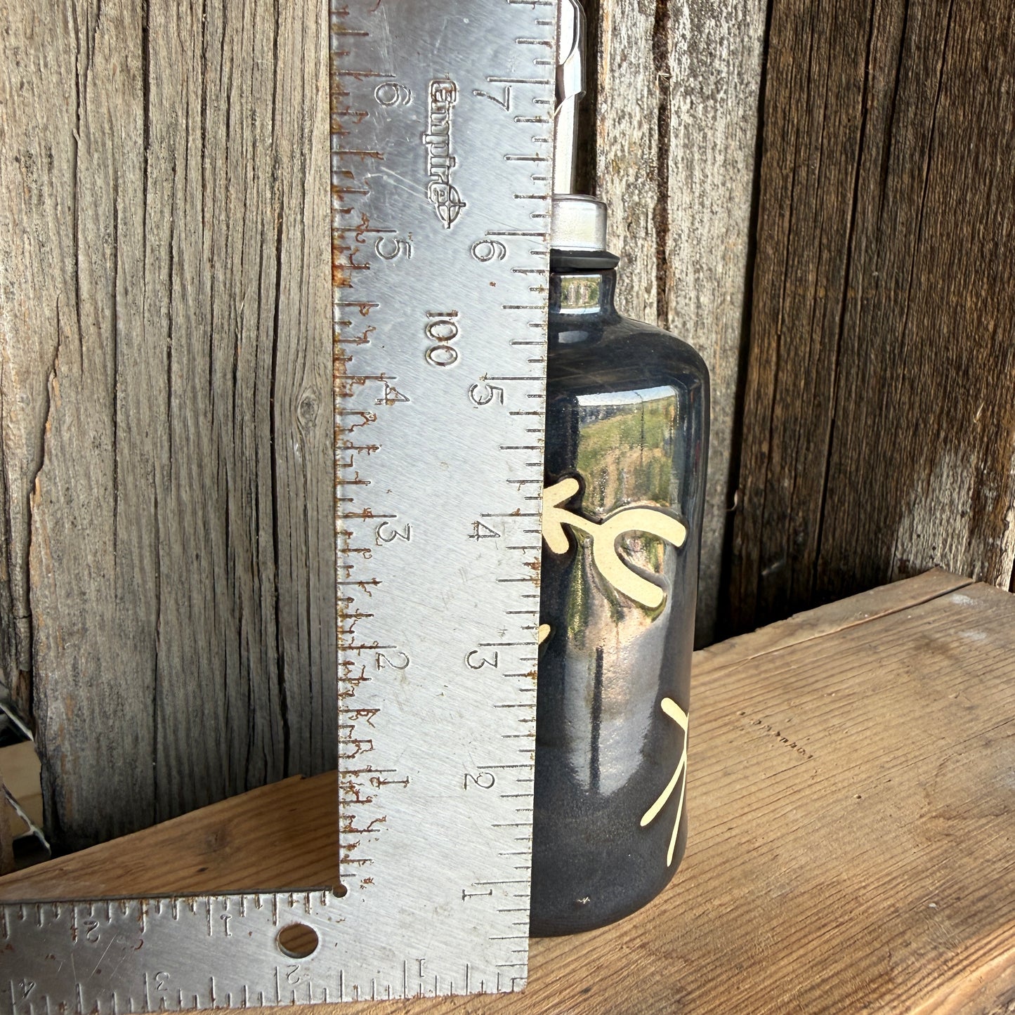Oil Bottle -  Branded  - Gunmetal 2