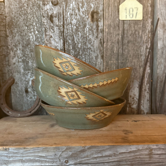 Large Girl Dinner Bowl/Plate Set of 4