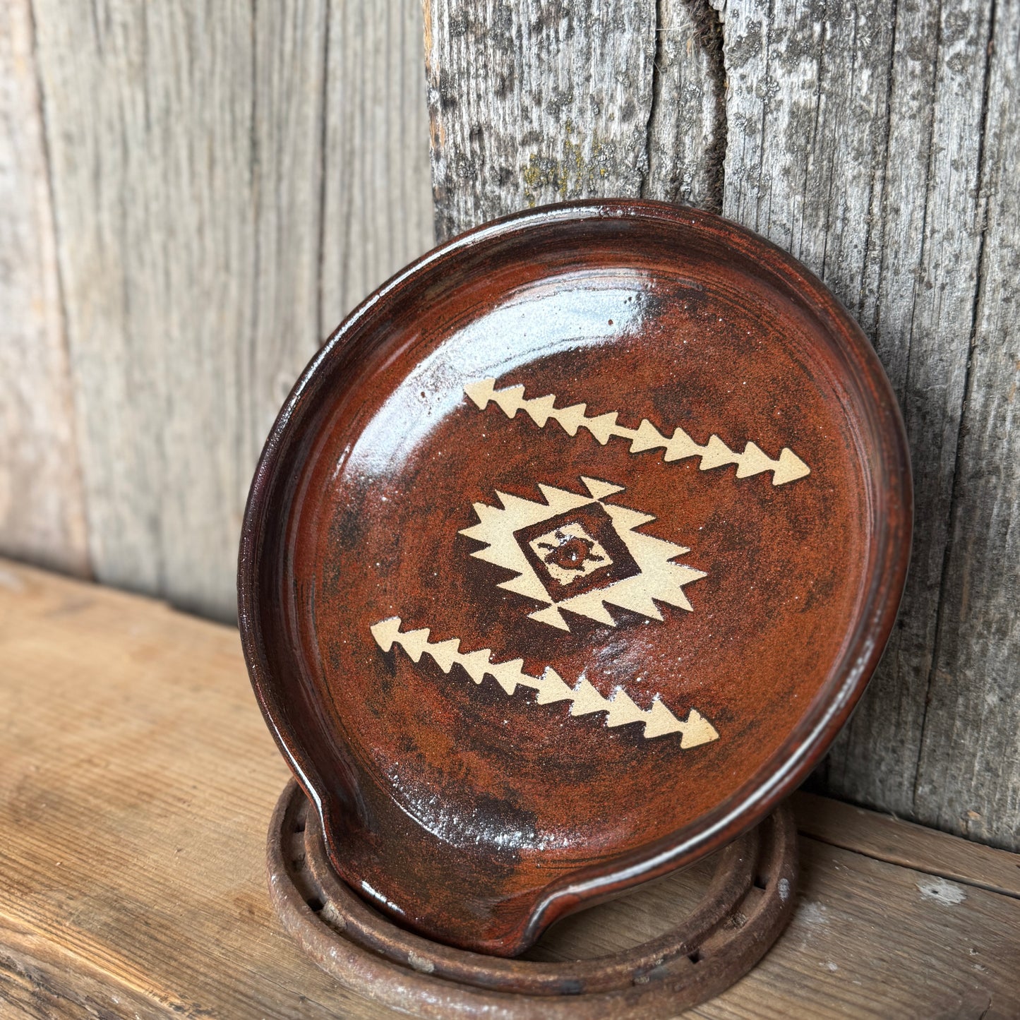 Spoon Rest - Southwestern Rust (2)